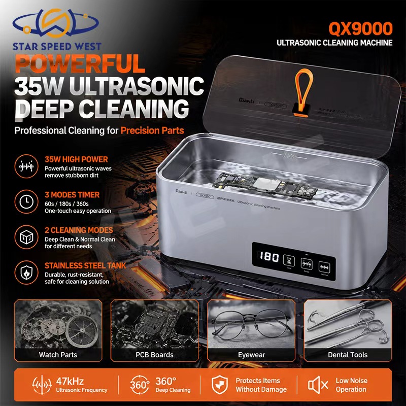 Body Jewelry Repair - Limpiador Ultrasónico QIANLI QX9000 35W 47kHz