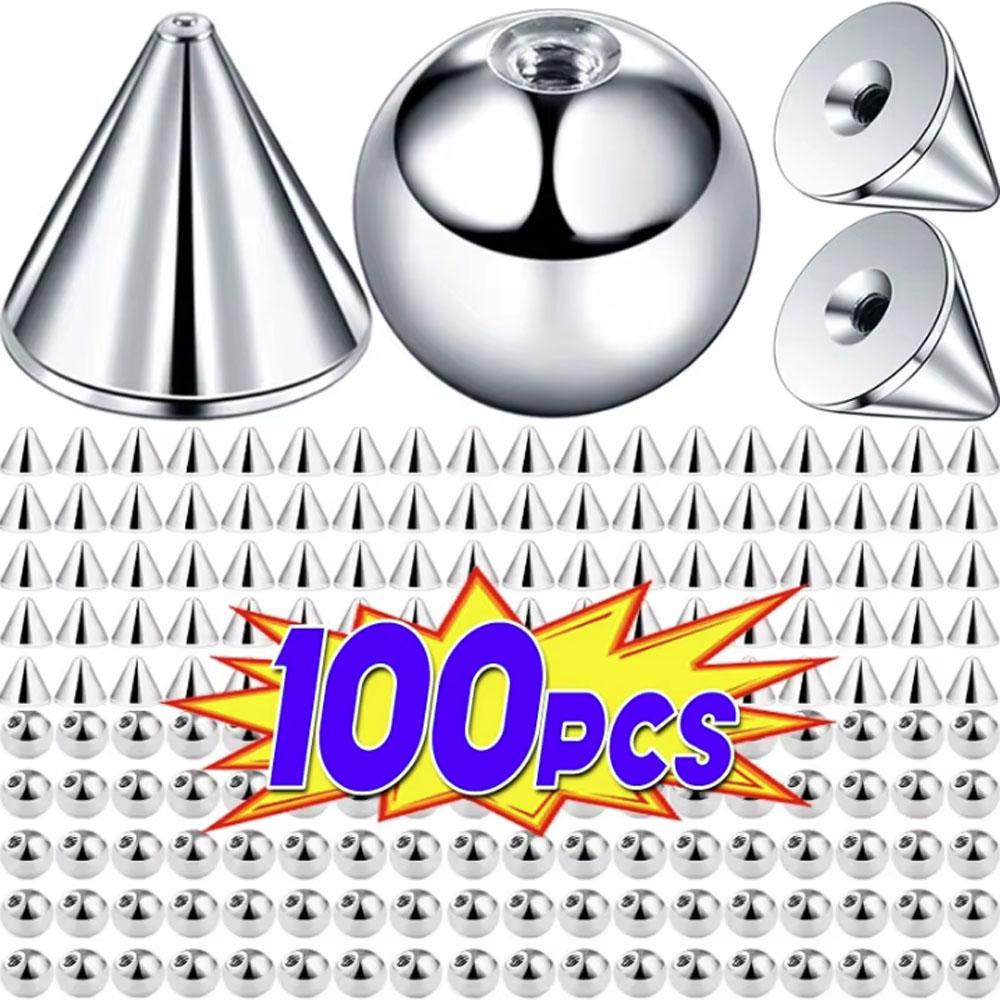 Body Jewelry Replacement Ball - Set de 100 Piezas de Bolas