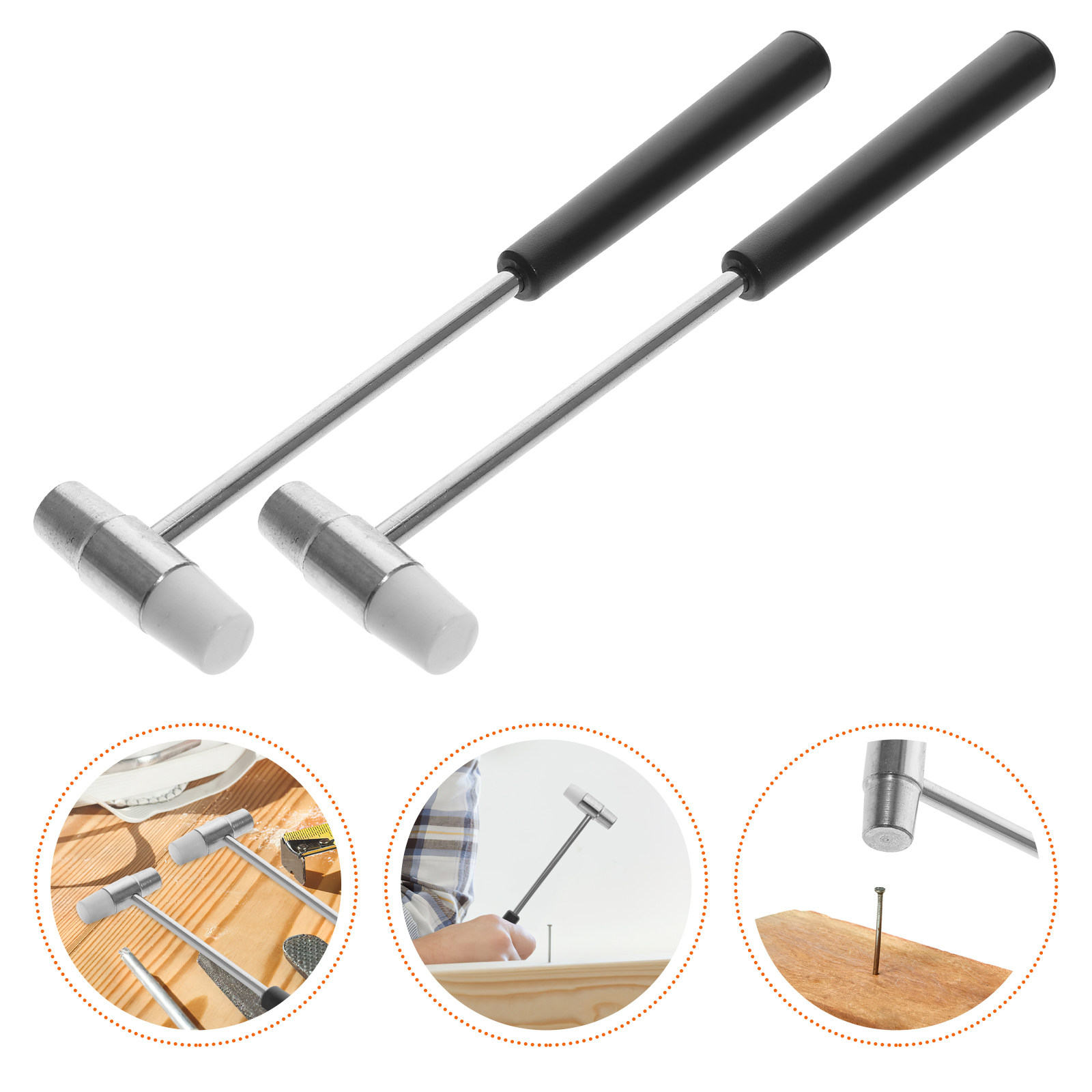 Body Jewelry Repair - Juego de 4 martillos compactos y