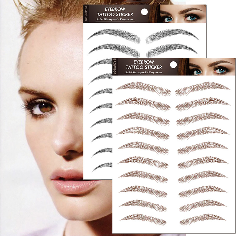 Pegatinas de tatuaje de cejas  - Body Jewelry Retainers reseña y precio