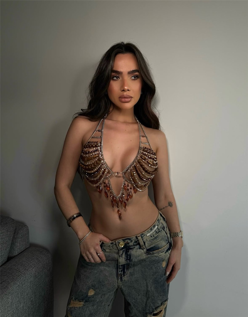 2025 mujeres hechas a mano bri - Body Jewelry Retainers reseña y precio