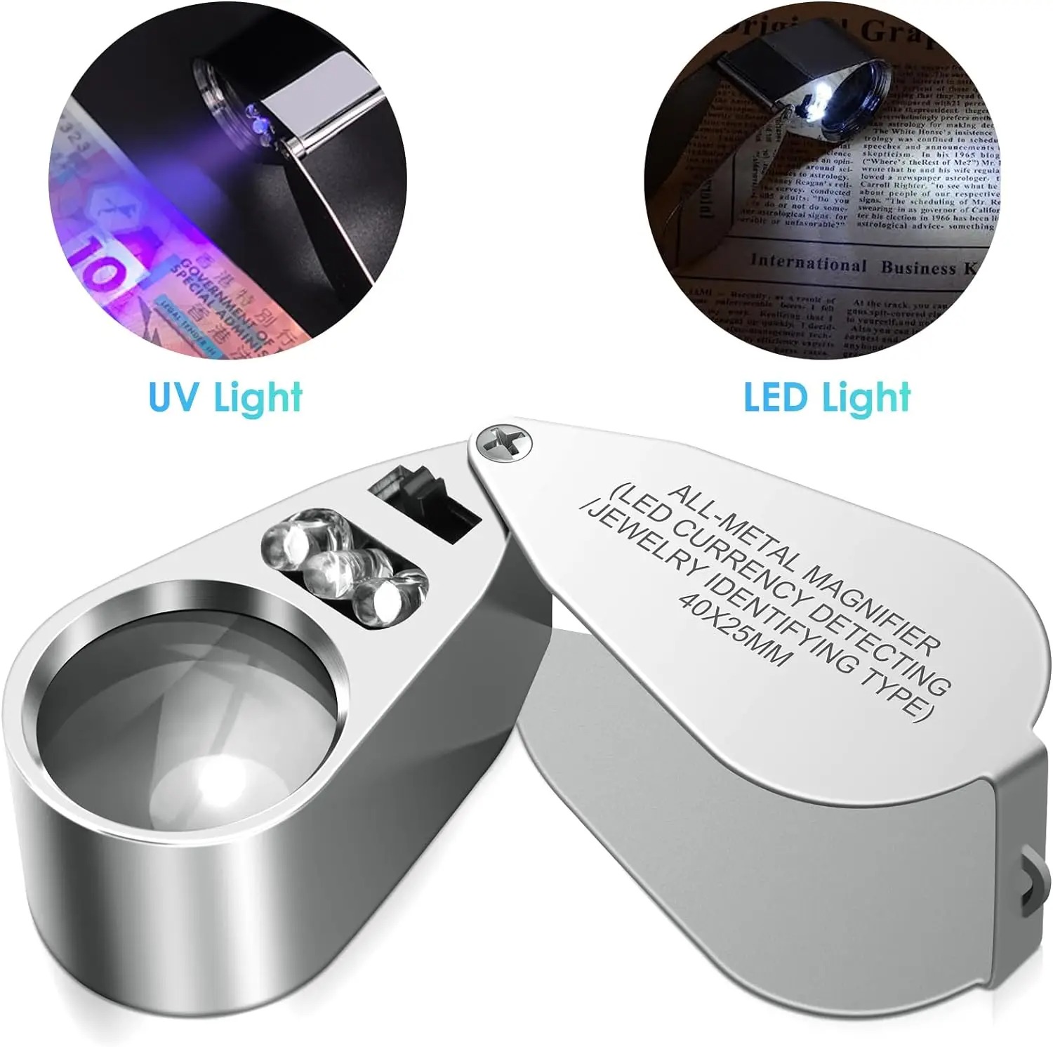 Lupa de Joyero Iluminada 40X c - Body Jewelry Repair reseña y precio
