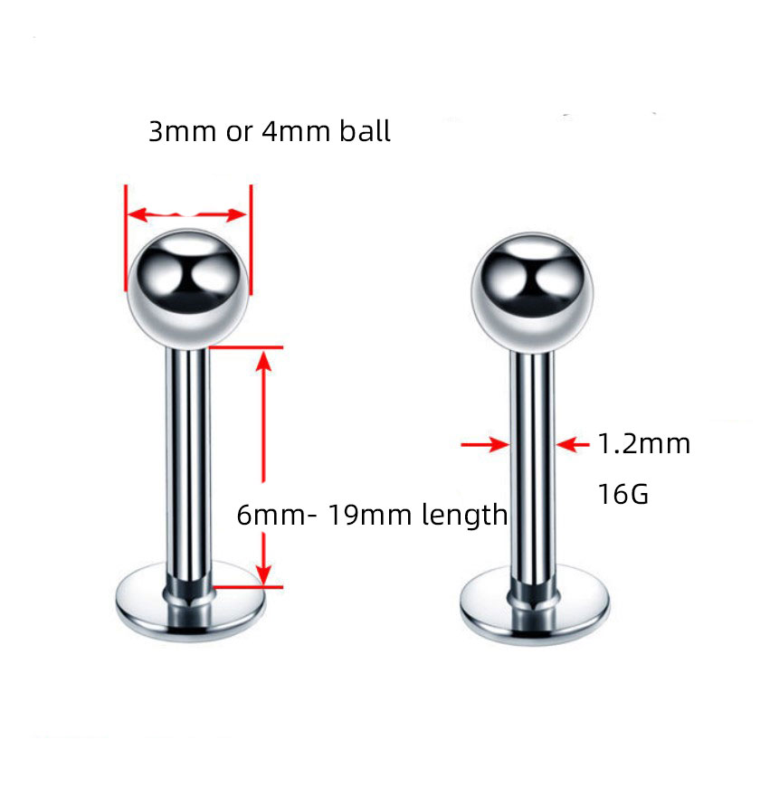 2 piezas 316L Acero quirúrgico - Body Jewelry Surgical Steel reseña y precio